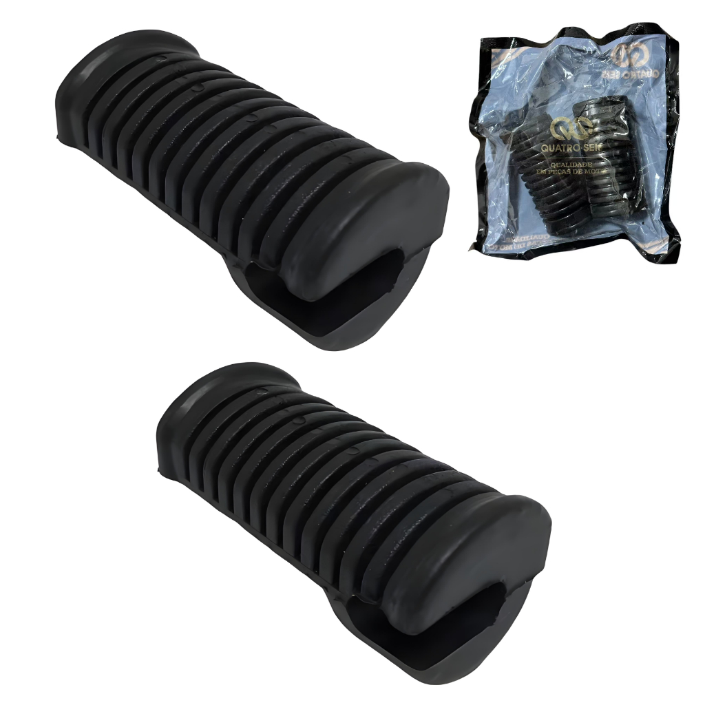 Par Borracha Pedaleira Dianteira Estribo Suzuki Yes 125 em Oferta na Shopee
