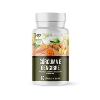 Cúrcuma (Açafrão da Terra) + Gengibre 500 Mg - 60 cápsulas em Oferta na Shopee