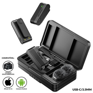Microfone Ulanzi A100 - Lapela Sem Fio (iPhone 15/tipo C) em Oferta na Shopee
