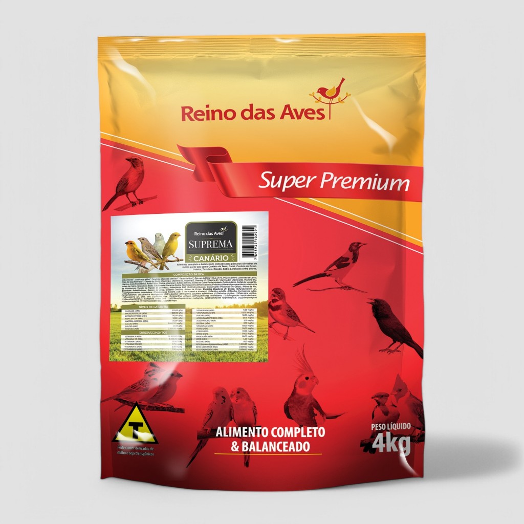 Ração Suprema Canario 4kg em Oferta na Shopee