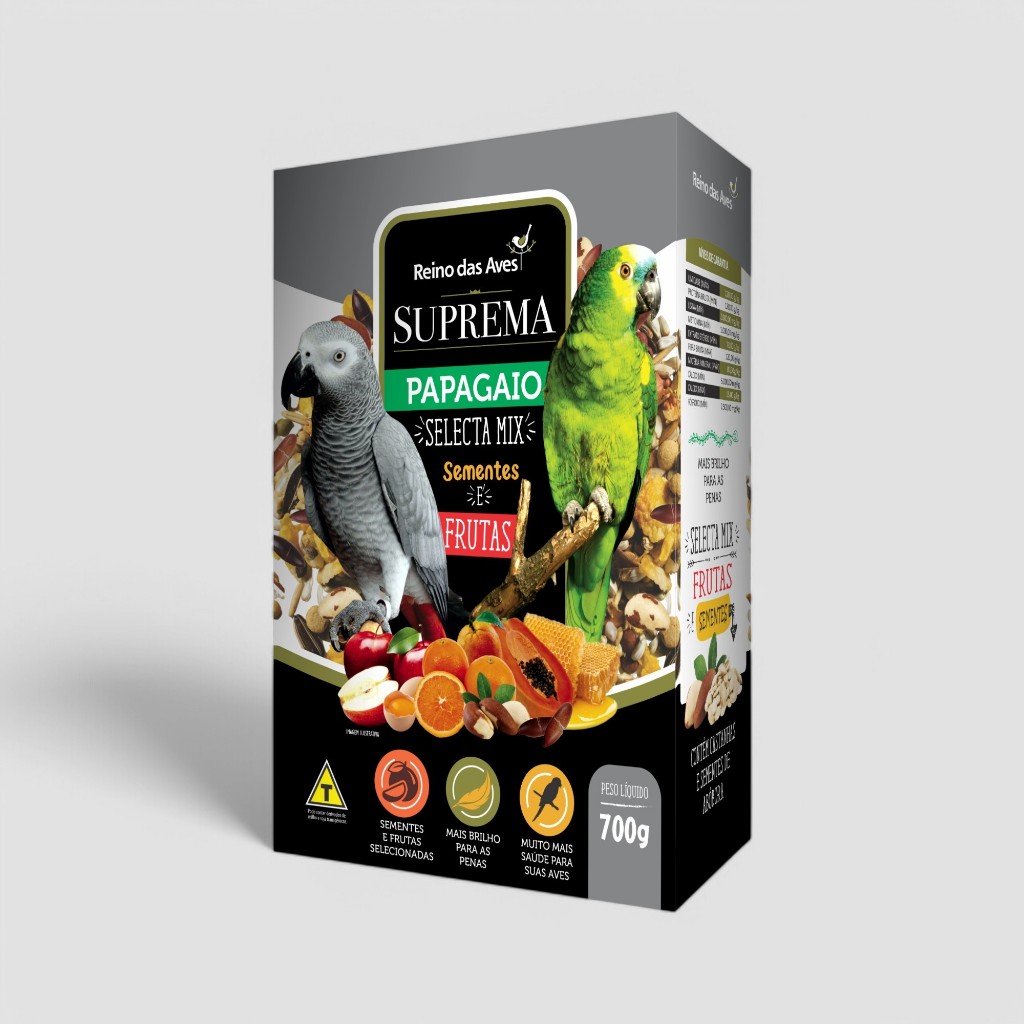 Ração Suprema Papagaio 700g