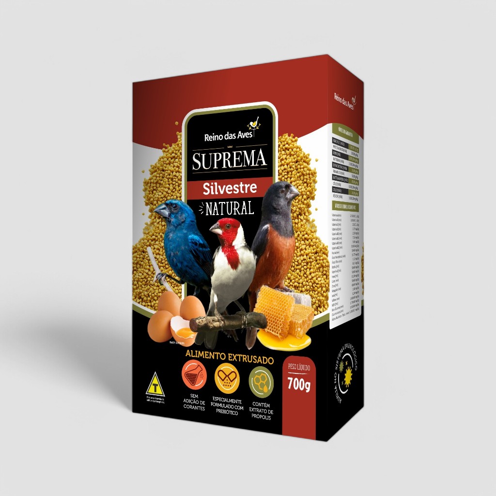 Ração Suprema Silvestre 700g em Oferta na Shopee