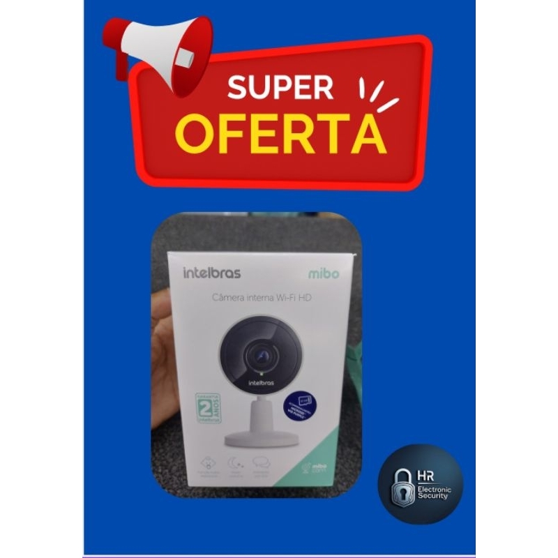 Câmera De Segurança Intelbras Wi-fi Imx1  C/ Micro Sd 32gb 10mts Babá Eletrônica