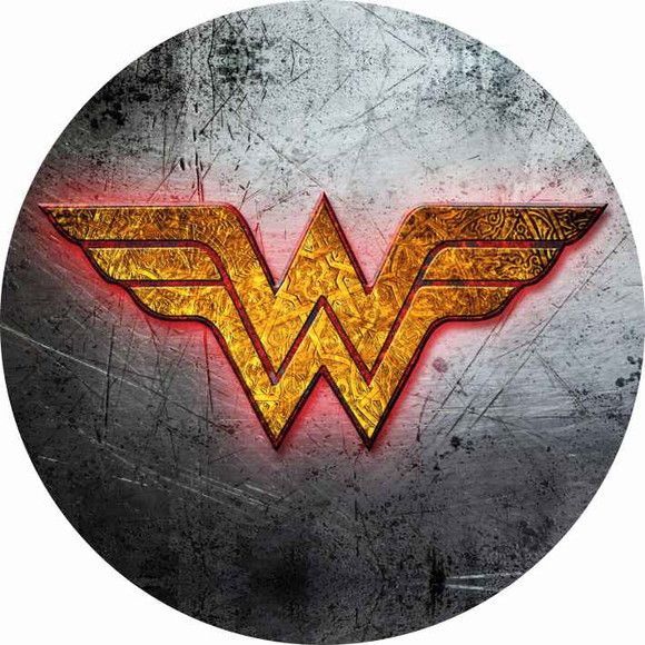 Painel Redondo em Tecido c/Elástico  MULHER  MARAVILHA