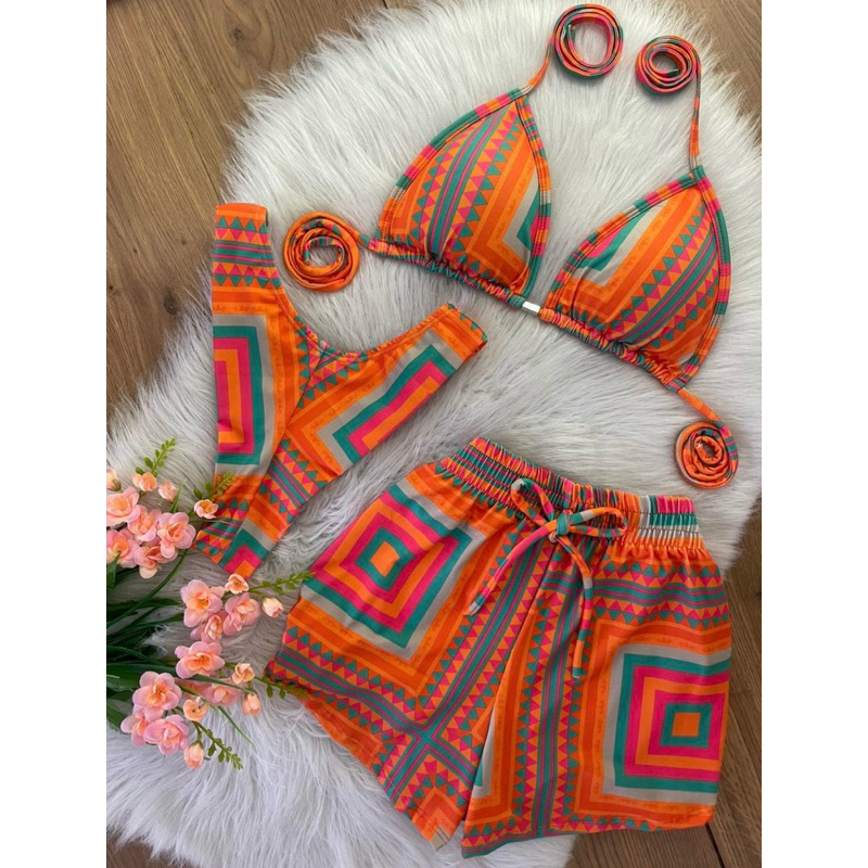 Conjunto Biquíni Short: Onde Comprar | BuscaProdutos