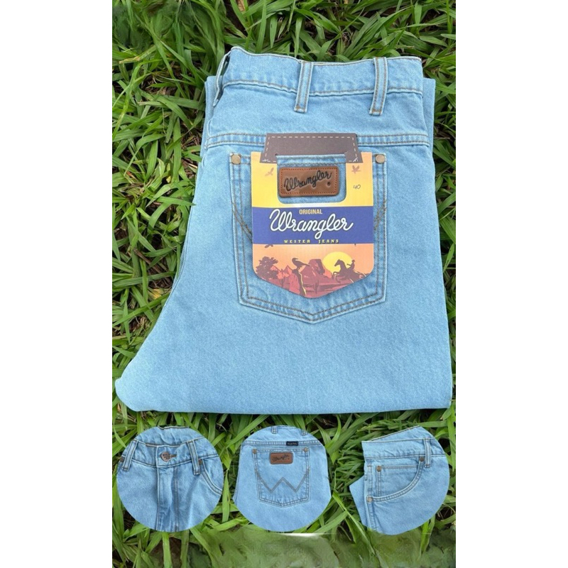 calça country peão masculina wangler montaria