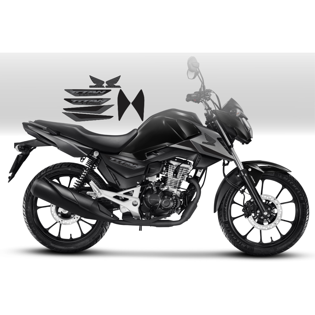 Kit adesivos  Titan 160 2025 ALL BLACK em Oferta na Shopee
