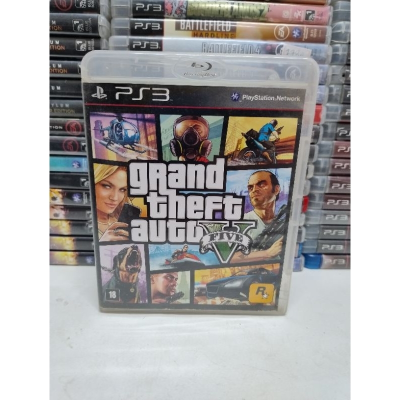 Jogo GTA 5 - PS3 Mídia Física