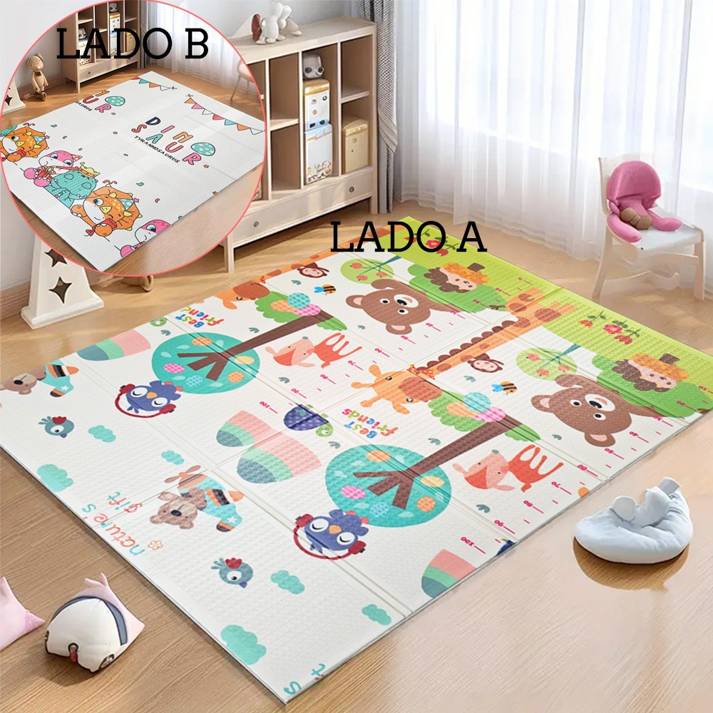 Tapete Térmico Dobrável. Tapete infantil. Tapete de proteção. Playmat Tamanho: 180x120cm espessura 0.8mm