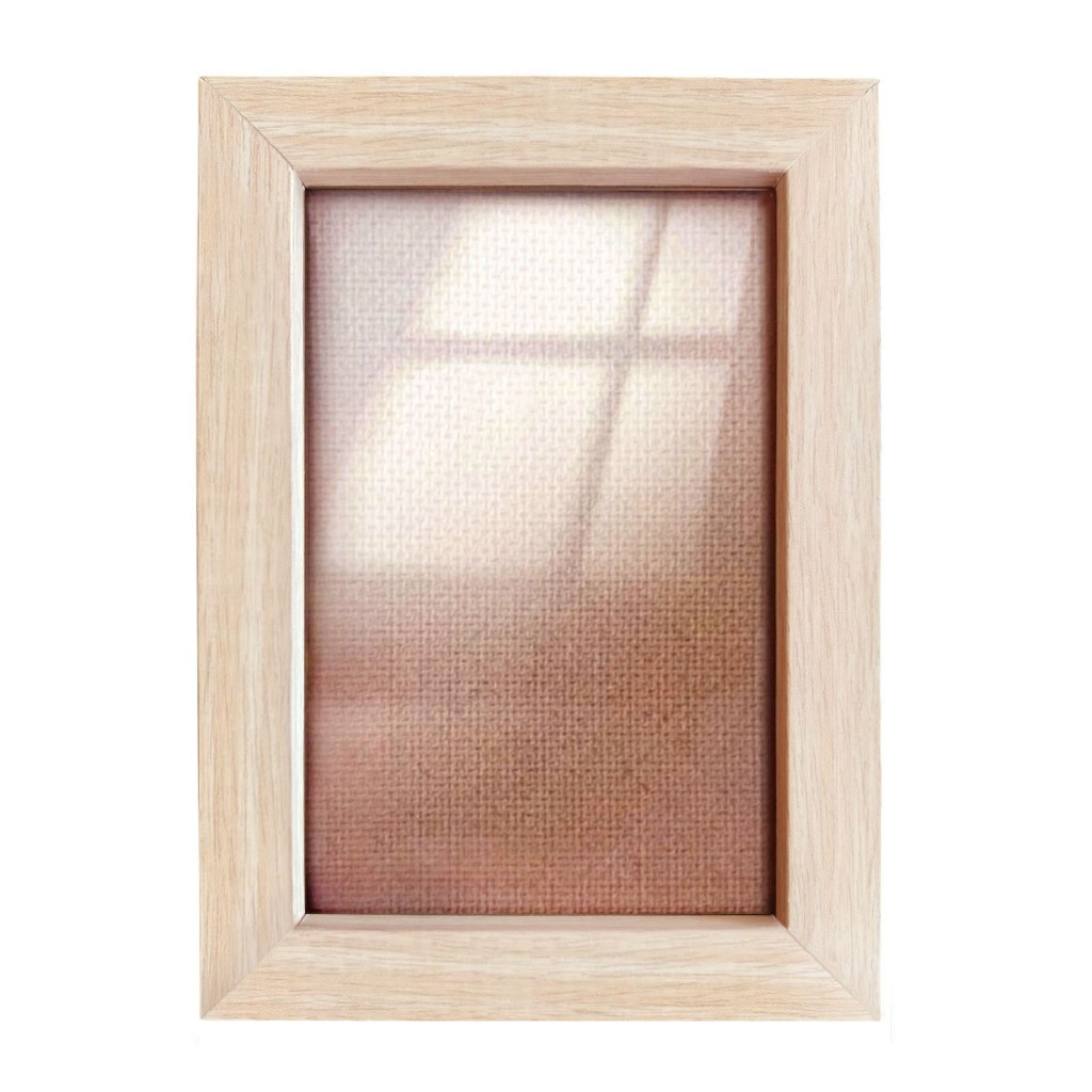 Kit 5 Moldura Quadro Porta Retrato Moldura Fotográfica 10x15 Bege Marfim