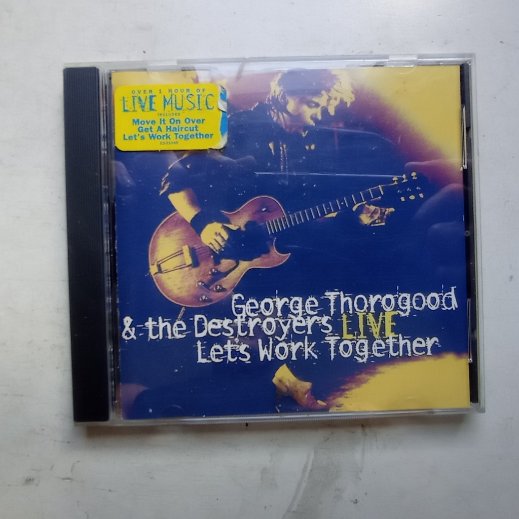 CD George Thorogood & The Destroyers Live - Let's Work Together - 1995