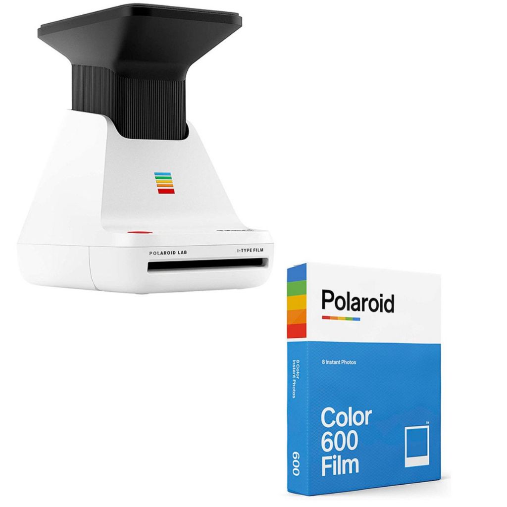 Impressora de Fotos Polaroid LAB para SmartPhone e Filme Original Polaroid Color com 8 Fotos