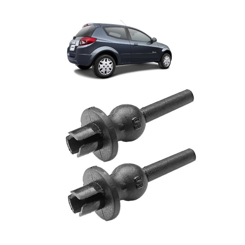 Par Pino Fixação Do Tampão Bagagito Ford Ka 1997 A 2021 Par / FIESTA / ECOSPORT