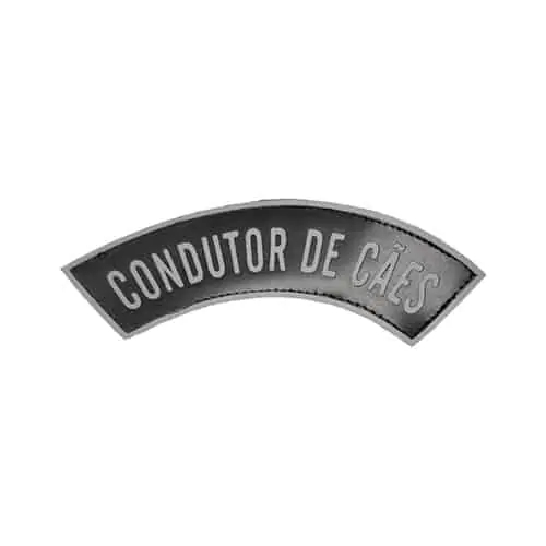 Emborrachado Condutor de cães Manicaca Preta e Cinza
