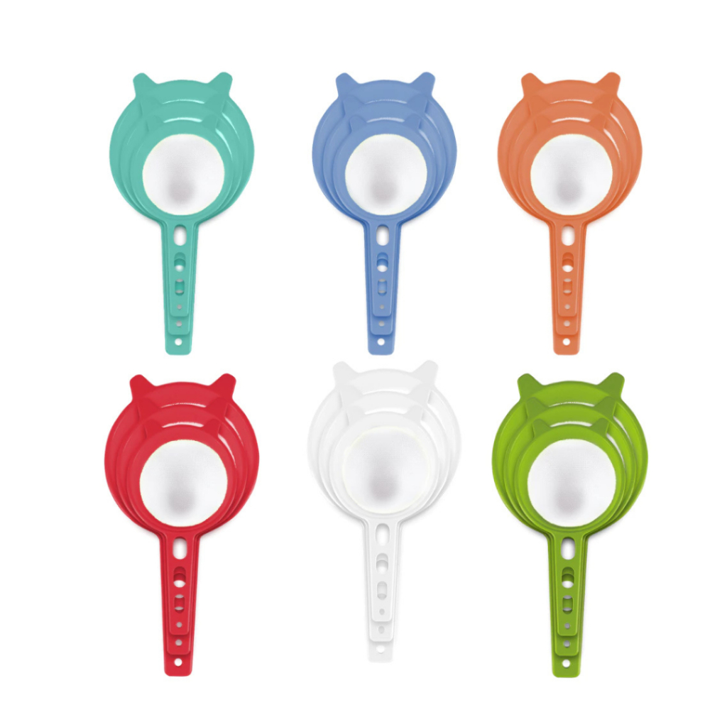 kit Peneiras Coador 3 Peças 7/9/11cm Colorido