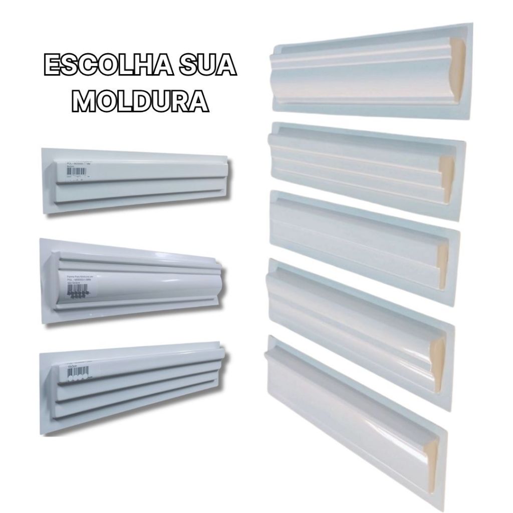 Forma Para Moldura Rodateto Rodape Gesso 3d em Oferta na Shopee