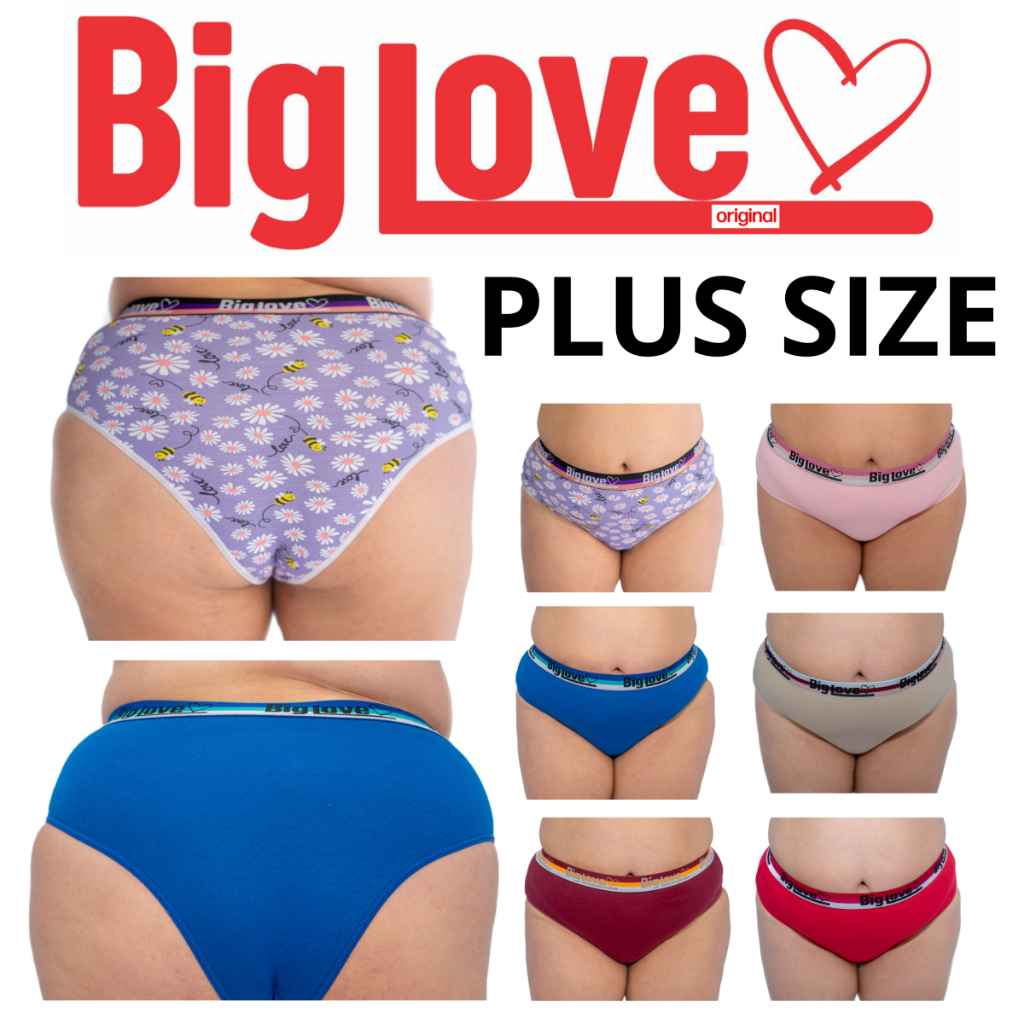 Kit com 5 Calcinhas Plus Size  Cintura Alta de Algodão Tangão com Cós Largo ( Tam- 46 Até 56 ) R:026 em Oferta na Shopee