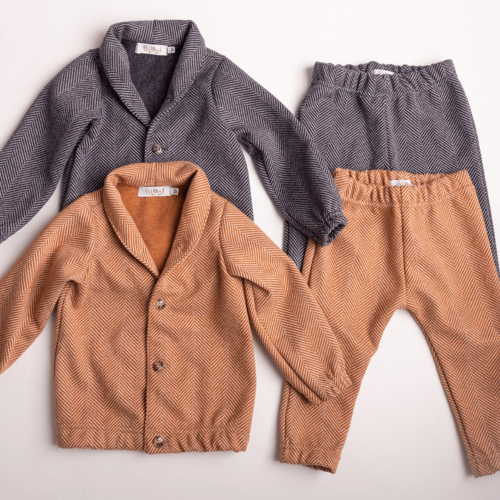 Conjunto Infantil Inverno Menino Quentinho E Confortável Cardigan