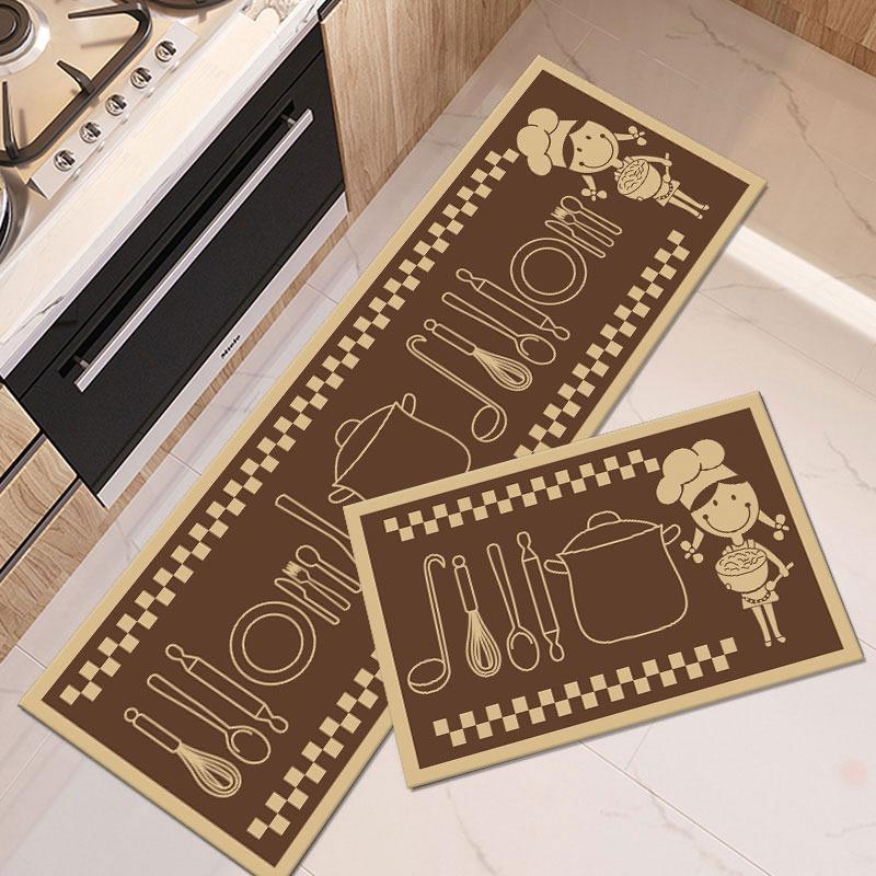 Kit Jogo Passadeira Belga Antiderrapante Para Cozinha