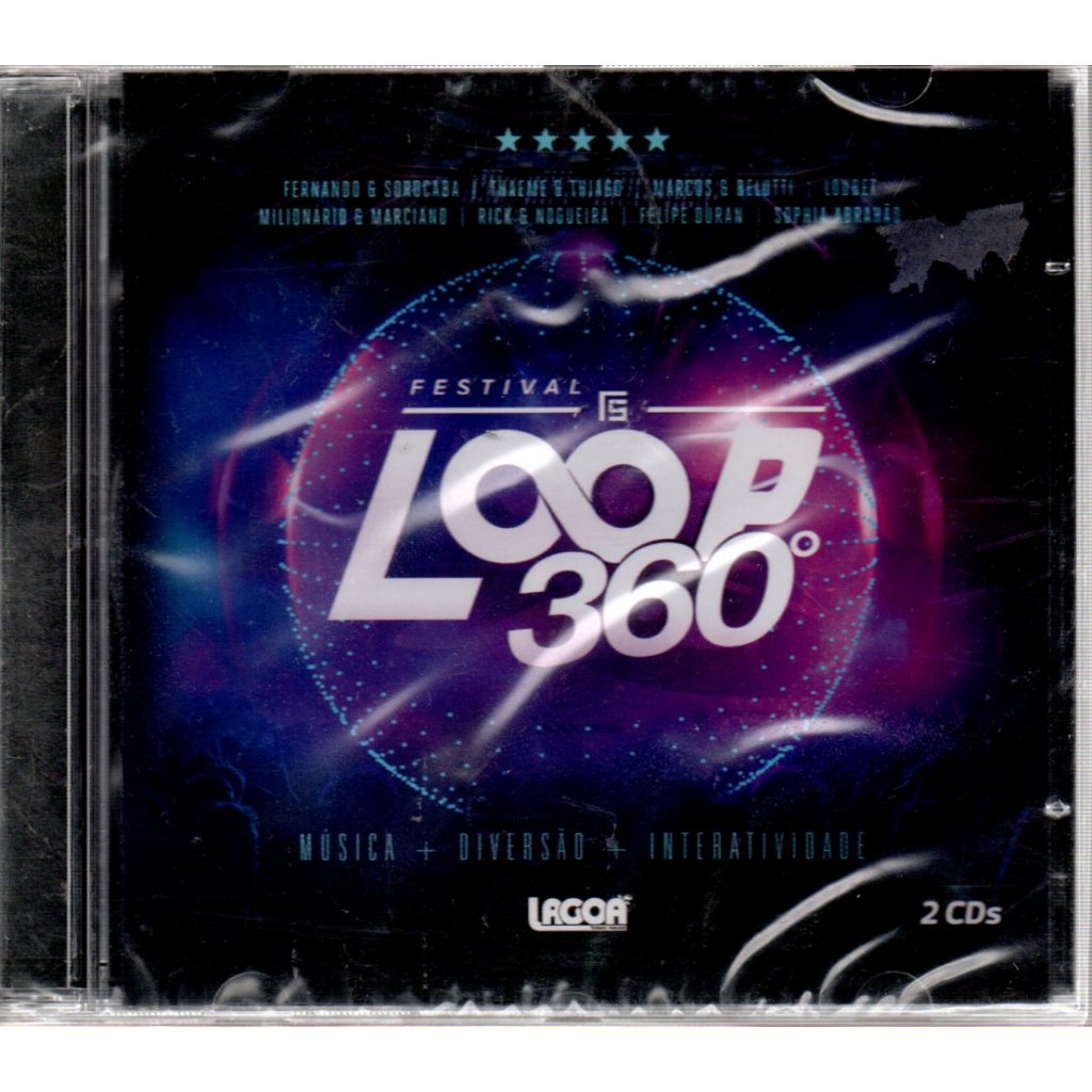 CD FESTIVAL LOOP 360 ( LACRADO DUPLO ) Fernando & Sorocaba / Milionario & Marciano / Thaeme & Thiago