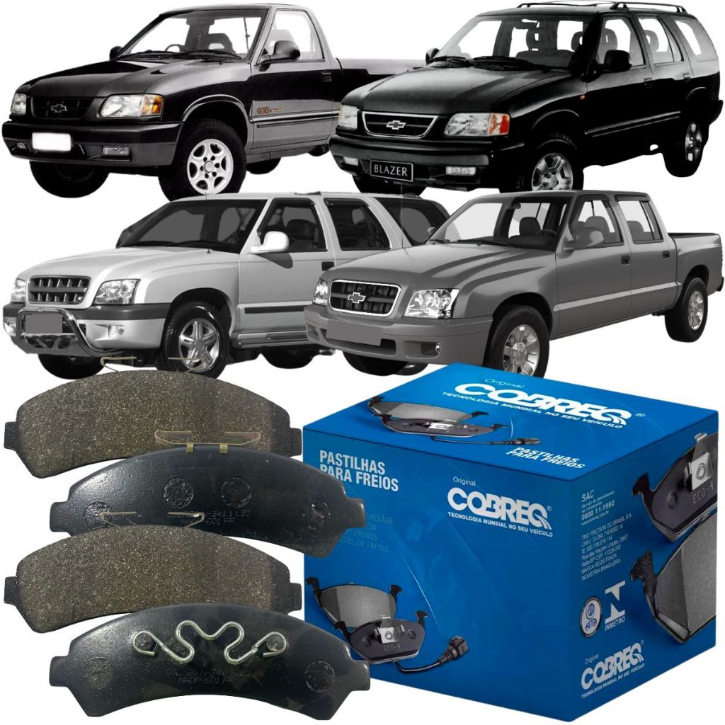 Jogo Pastilha Freio Dianteira Gm S10 Blazer 1997 À 2005