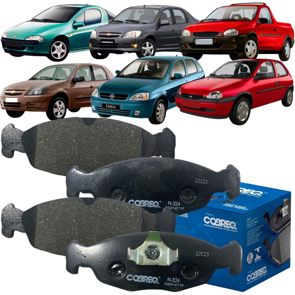 Pastilha Freio Cobreq Gm Celta Classic Corsa Prisma Tigra em Oferta na Shopee