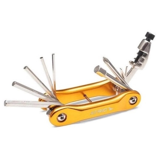 Chave Ferramentas P/ Bike Ciclismo Canivete Fenda Corrente Philips 10 funcoes - Atrio