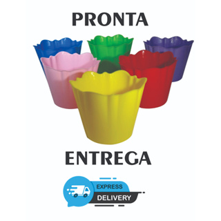 20 Mini Cachepô Redondo - Centro De Mesa - Lembrancinha em Oferta na Shopee