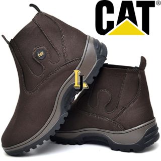 Botina Masculina Caterpillar Bota Texana Calce Facil Trabalho Trilha em Oferta na Shopee