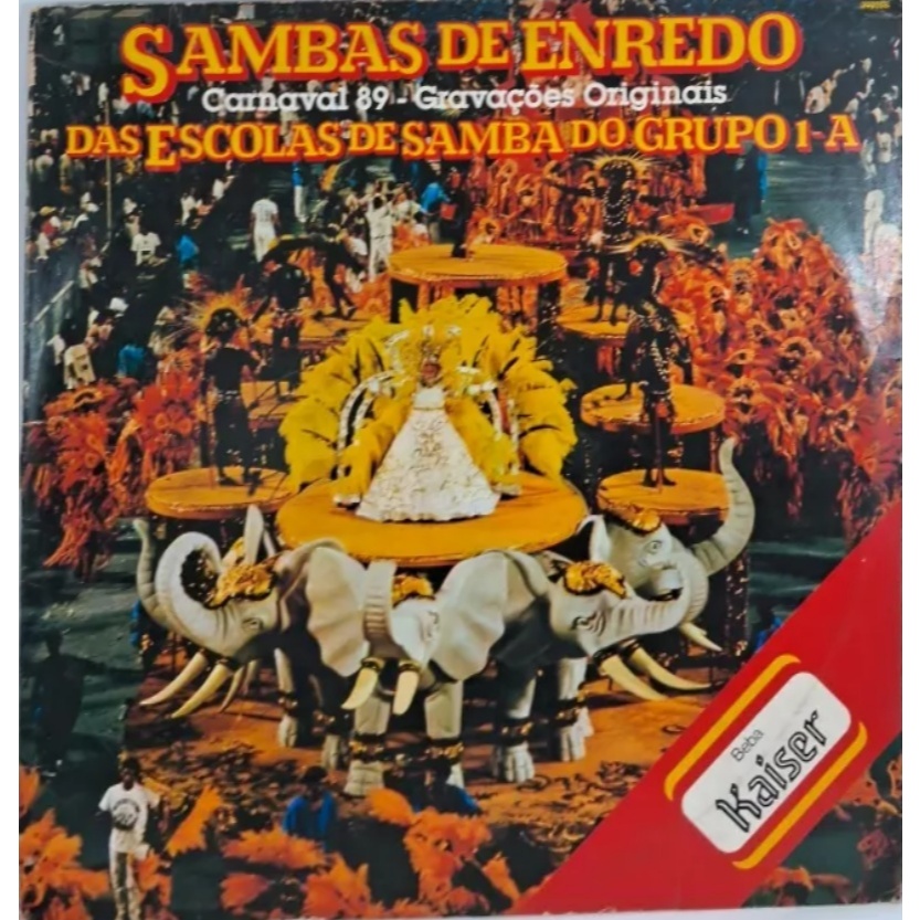 Lp Duplo Vinil Sambas De Enredo Grupo 1 A Rio Carnaval 1989