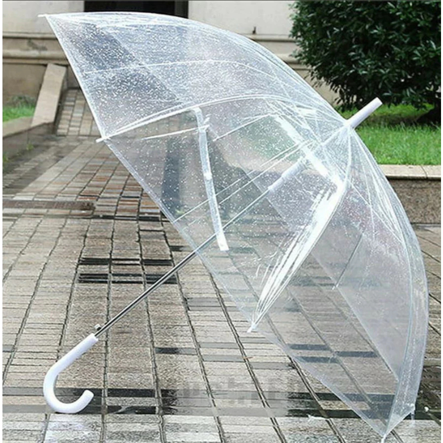 Guarda Chuva Transparente Sombrinha Resistente Contra chuva