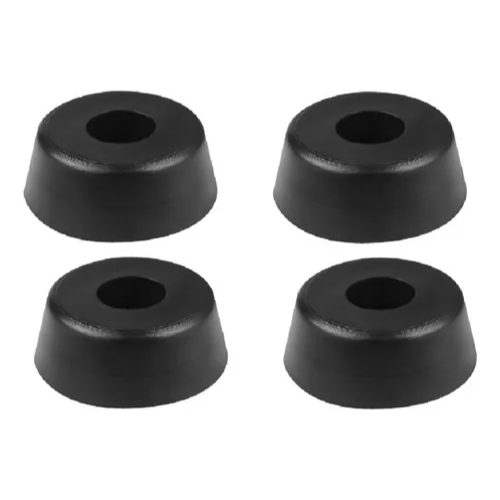 Kit Com 4 Pé Pequeno De Borracha Pvc Para Caixa De Som Móveis Premium
