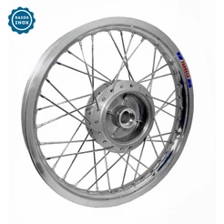 Roda Traseira Aro Alumínio Raio Inox Fan Titan 150 Tambor