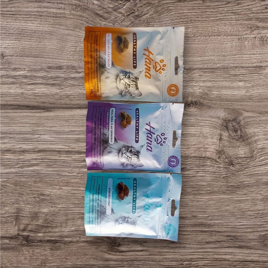 Petisco Para Gatos Hana Healthy Life Kit C/3