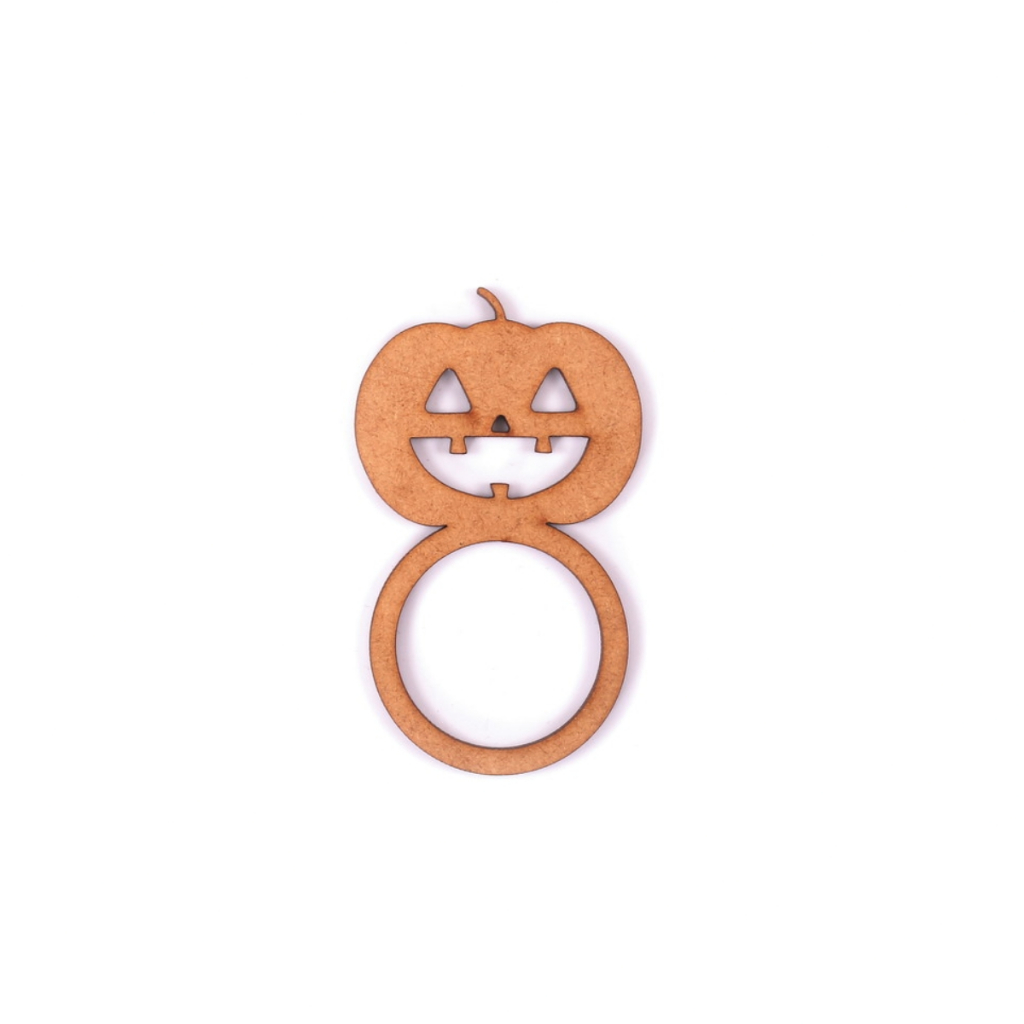 Kit Porta Guardanapo Anel MDF 3mm Cru Abóbora Xícara Brasil Joaninha Boneco Rena Foguete Fantasma