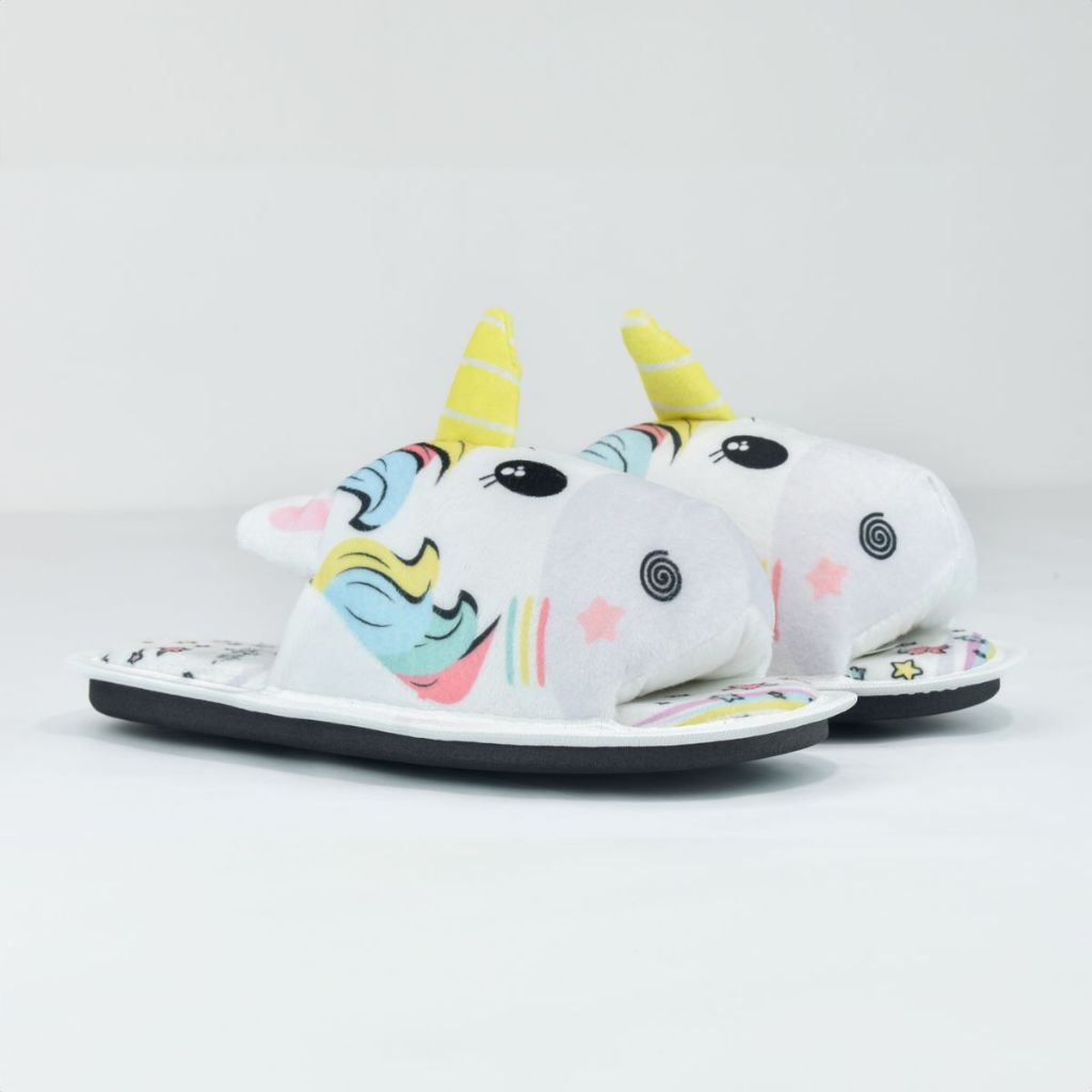 Pantufa Infantil de Pelúcia Sapato Antiderrapante Menina Premium Lançamento
