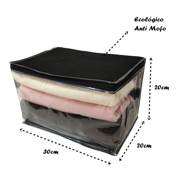 Kit Com 10 Sacos Organizadores Multiuso Ecológico Anti Mofo Para Lençóis/Enxovais/Guarda Roupas em Oferta na Shopee