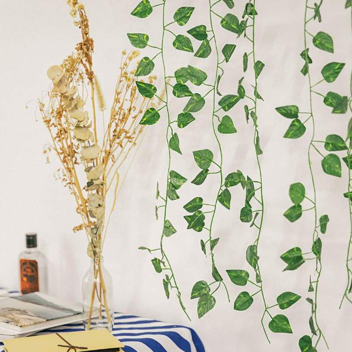 Kit Folhagem Decorativa Planta Artificial Decoração Verde 1 Peça Folhagem