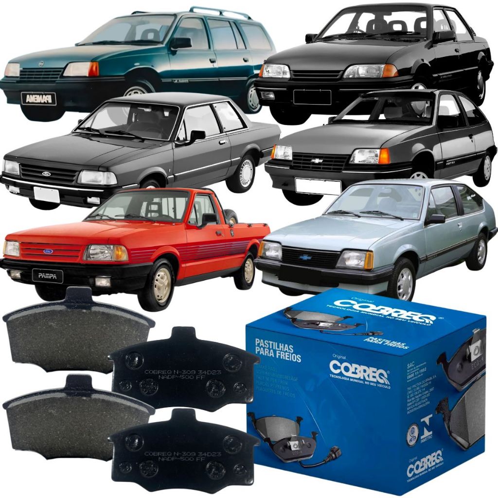 Pastilha Freio Dianteira Del Rey Pampa Ipanema Kadett Monza em Oferta na Shopee