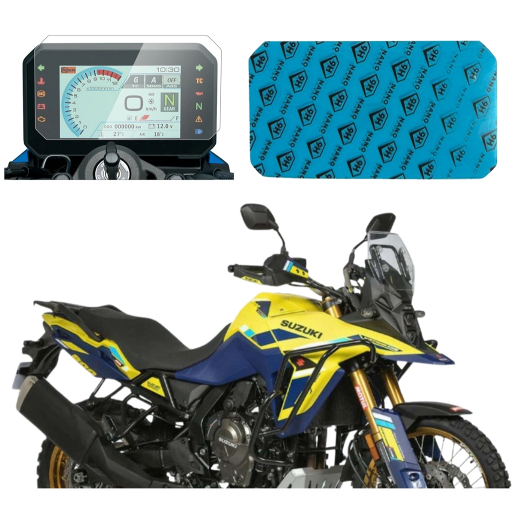 Película Protetor 9h Painel Tela Moto V-Strom 800 1050 GSX-8S GSX-8R GSX S 1000 2026