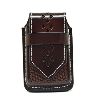 Bainha Porta Celular Vazada Atrevidu's Country Em Couro em Oferta na Shopee