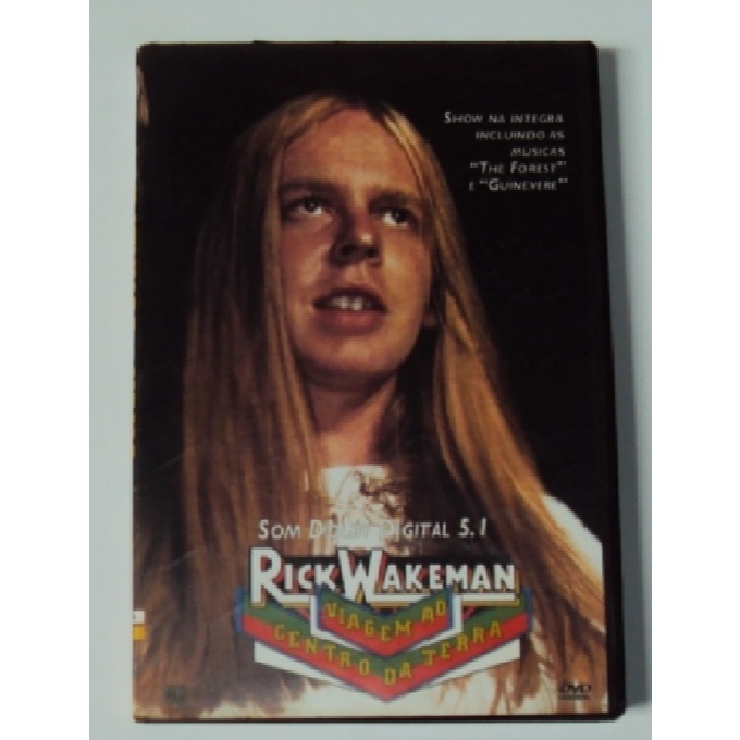DVD Rick Wakeman - Viagem Ao Centro Da Terra - Usado