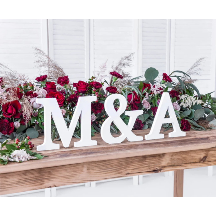 Decoração de Casamento – Iniciais Personalizadas com 3 Letras em Oferta na Shopee