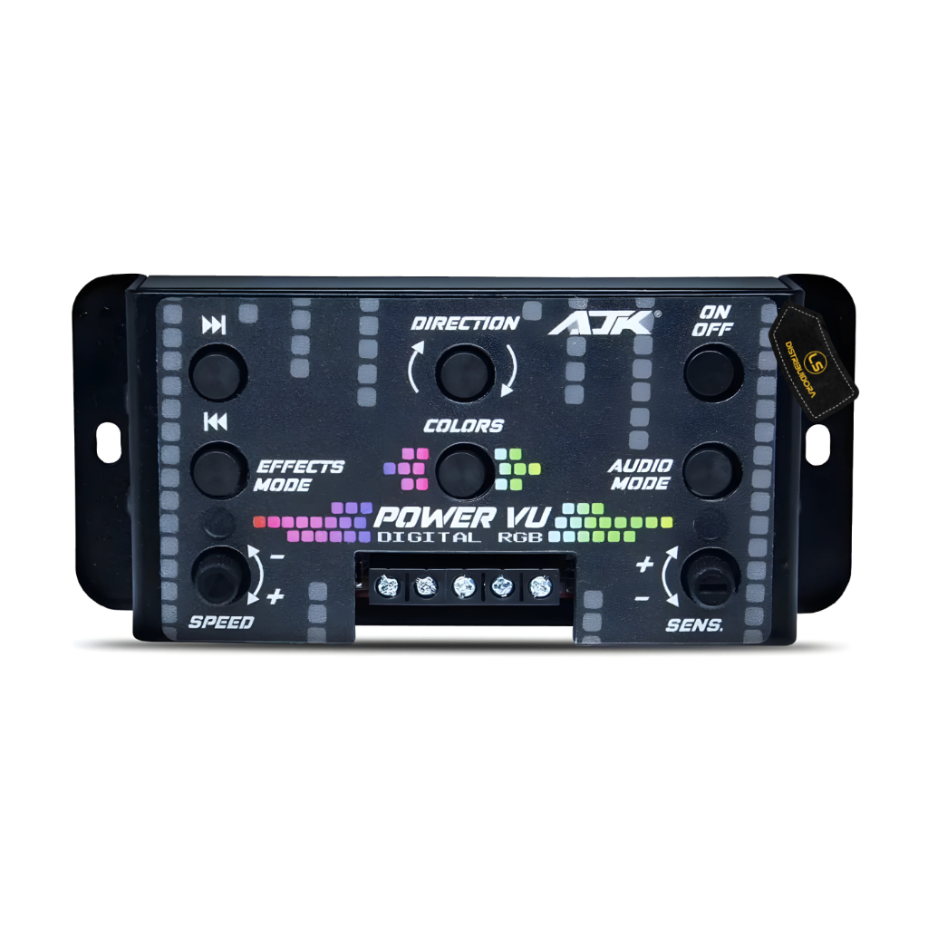 Nova Central Ajk Sound Power Vu Para Faróis Com Rgb Ritmico em Oferta na Shopee