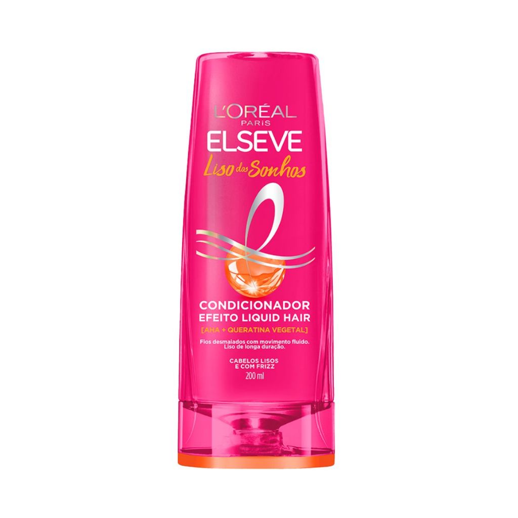 Condicionador L'Oréal Paris Elseve Liso dos Sonhos 200ml em Oferta na Shopee