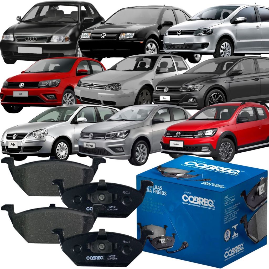 Pastilha De Freio Cobreq Dianteira Audi A3 Vw Fox Gol Polo
