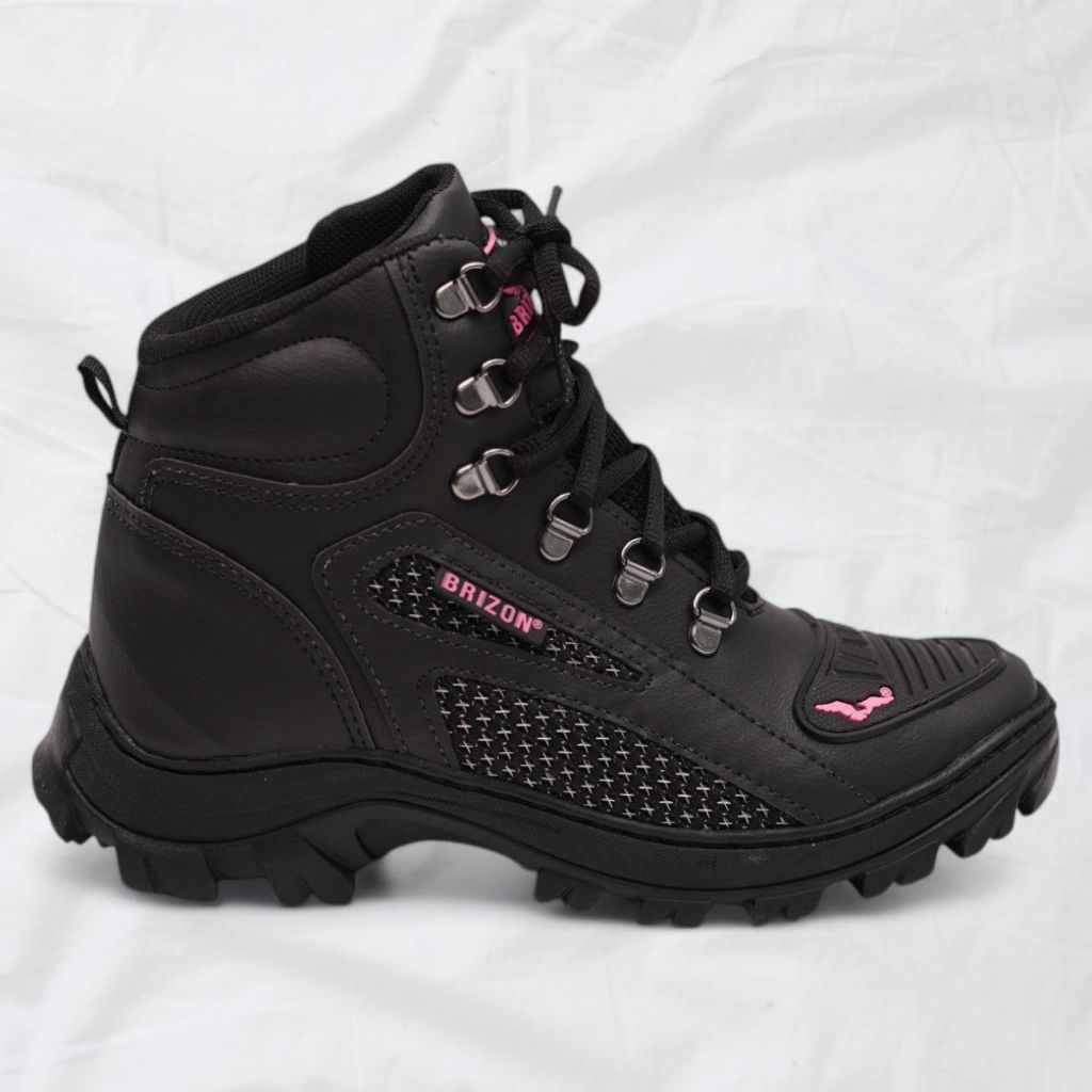 Bota de Cano Alto para Mulheres Aventureiras - Impermeável, Confortável e Estilosa em Oferta na Shopee