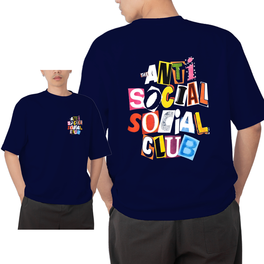 Camisa Camiseta Blusa Streetwear Anti social Exclusiva Lançamento Passeio Exclusiva 100% Algodão
