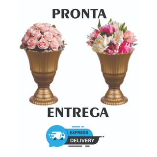 10 Vaso Real 20cm  - Vaso Decorativo - Luxo - Centro de Mesa Enfeite em Oferta na Shopee