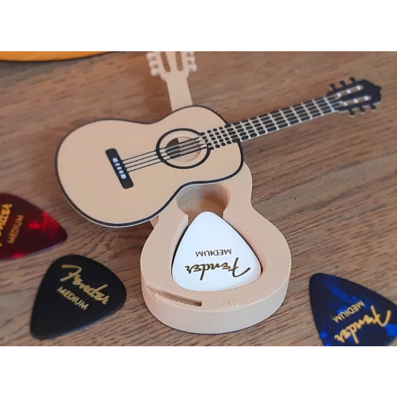 Porta Palhetas Violão Guitarra Ukulele